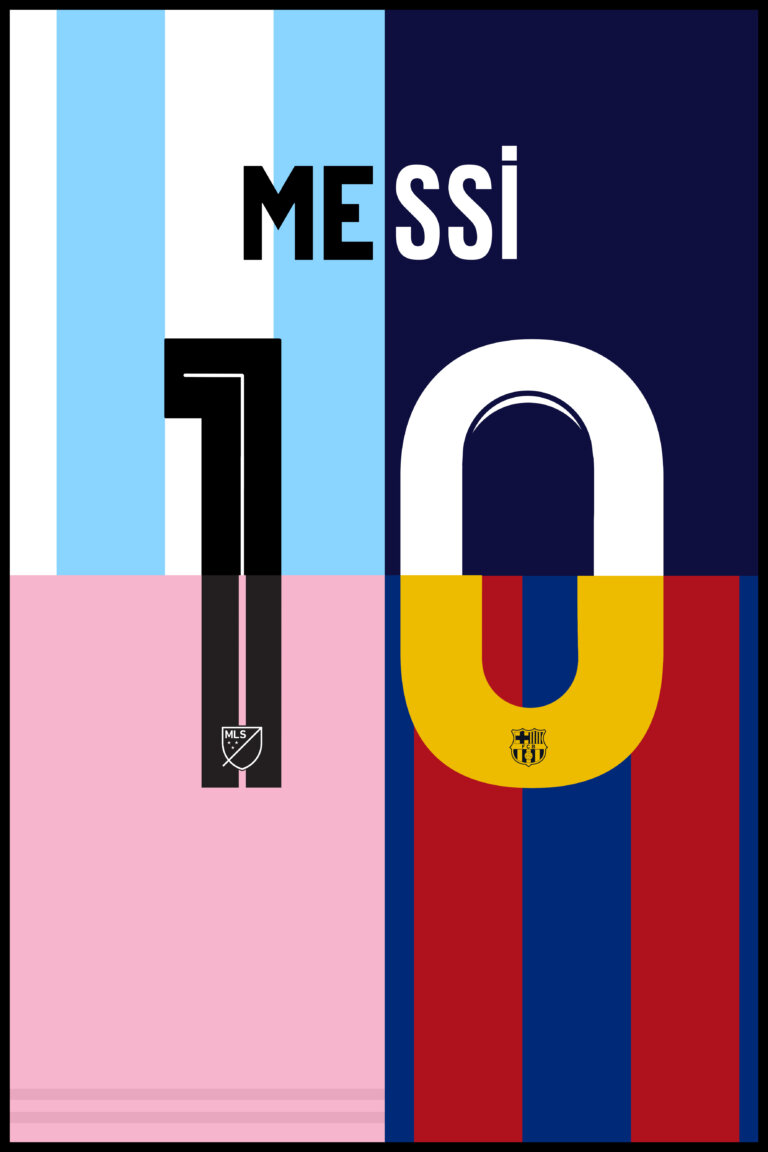 Messi Jersey Poster