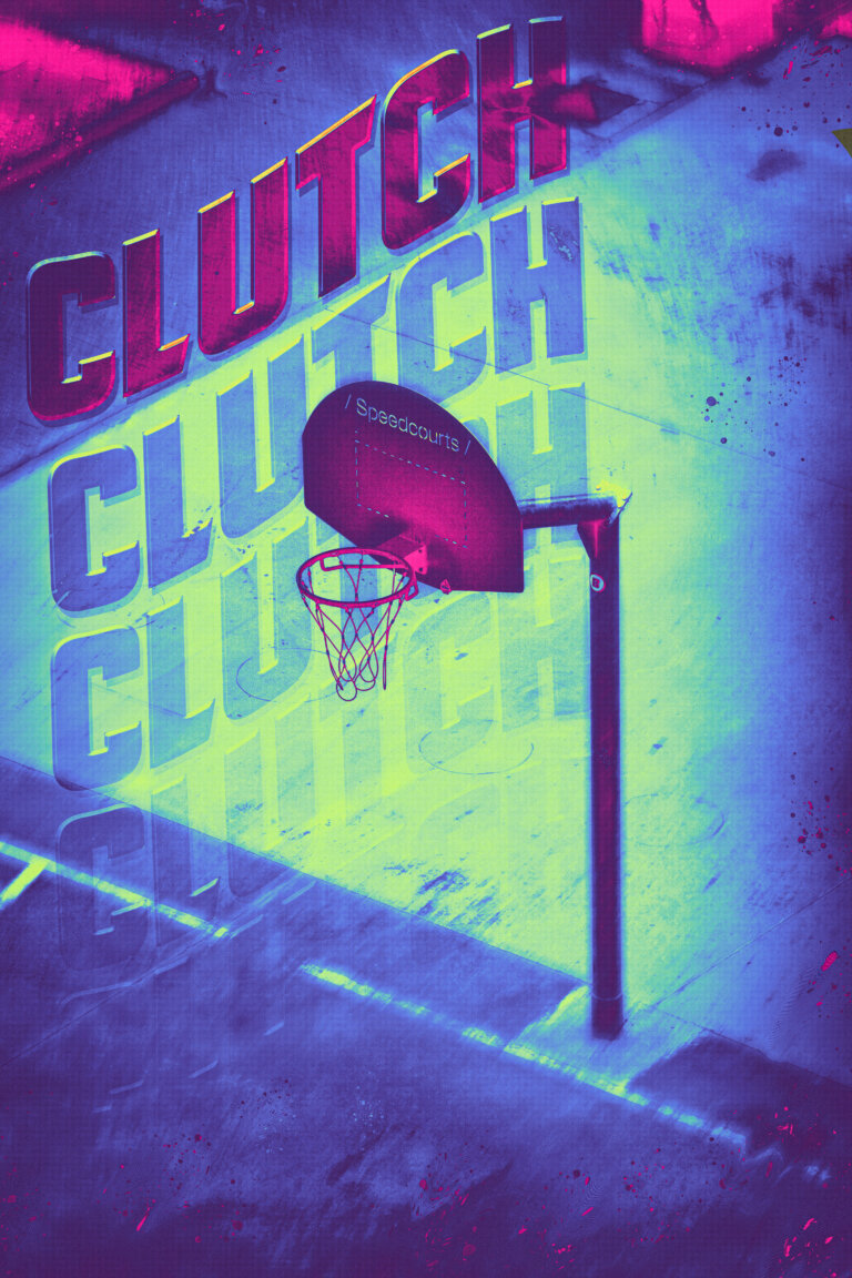 Neon Clutch Poster